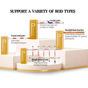 XGY trafik yönetim sistemi 3-<span class=keywords><strong>6m</strong></span> Park damla tek kol düz otomatik bom bariyer kapısı için otel otopark Lot - Product Image 6