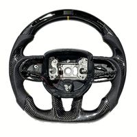 Volant en fibre de carbone RGB SRT pour Dodge Challenger Charger RT Durango SRT Scat Pack 392 Super Bee Jeep Trackhawk