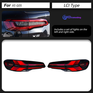 2018-2022 pour BMW X5 G05 feux arrière LED feux de voiture avec lentille claire rouge DRL clignotants et feux de recul nouvel état 12V - Product Image 6