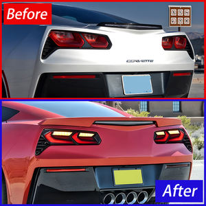 Ensemble de feux arrière automatiques pour Chevrolet <span class=keywords><strong>Corvette</strong></span> C7 2014-2019 Feux arrière de voiture à LED Mise à niveau des feux de signalisation dynamiques Accessoires - Product Image 3