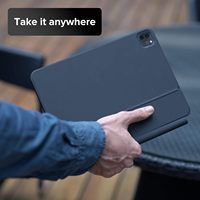 Nouveau clavier mécanique étanche avec rétroéclairage LED, étui pour iPad 11e génération (A16), clavier magique ultra-fin magnétique, coque intelligente