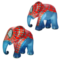 Statue gonflable de mascotte d'animaux sauvages sur mesure, éléphant gonflable personnalisé en tissu Oxford, impression par sublimation couleur intégrale