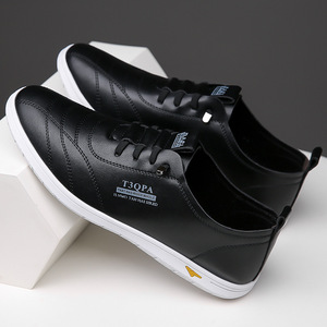 T3OPA รองเท้าโลฟเฟอร์หนังลำลองสำหรับผู้ชายสีขาวระบายอากาศได้ดีรองเท้าส้นเตี้ยแบบสวมสำหรับการพักผ่อน - Product Image 3