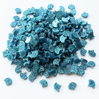 200G de mosaïques acryliques en forme d'écailles de dragon, mosaïques en forme d'éventail, mosaïques en forme d'écailles de poisson pour la décoration de la maison