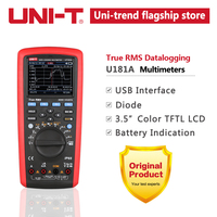 Multímetro UNI-T UT181A True RMS con Rango Automático, IP65, Industrial, DMM de 60000 Lecturas, Software para PC, Medición de Capacitancia, Temperatura y Resistencia B181