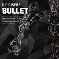 Riser Busur Panah Aluminium CNC Old Mountain Archery, Riser Busur Recurve Custom, Riser Busur Recurve ILF