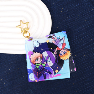 Llaveros de cartulina acrílica personalizados Kpop Music Charms Acrílico DIY Mini álbum CD Box Llaveros - Product Image 3