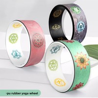 PU Yoga-Rad 10 Zoll, Gebogen für Rückenöffnung, Hilfsmittel für Anfänger-Yoga-Übungen