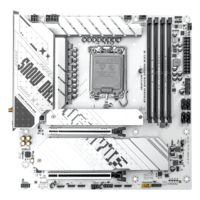 JGINYUE B760EM SNOW DREAM WIFI-W Motherboard M-ATX LGA1700 für Core 12./13./14. Generation I3 I5/I7 Dual-Channel 128GB SATA RAM