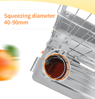 Presse-fruits Commercial en acier inoxydable, presse-fruits électrique Orange