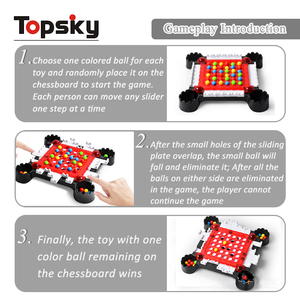 Juego de tablero de <span class=keywords><strong>ajedrez</strong></span> arcoíris interactivo, rompecabezas educativo divertido y antiestrés, nuevo juguete de plástico para niños - Product Image 5