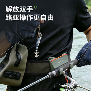 Chilent Portable Lure Rod Holder Waist Mount Lightweight Stable All Rod Type Compatible Fishing Gear - Product Image 2
