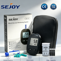 Appareil de test du diabète Sejoy, glucomètre, lecteur de glycémie et bandelettes de test, prix