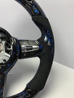 Volant sport en cuir et fibre de carbone LED pour F10/F20/F22/F30/F31/M2/F87/M3/F80/M4/F82/F85/F90/X5/F15/E70/E90/M5 1-7