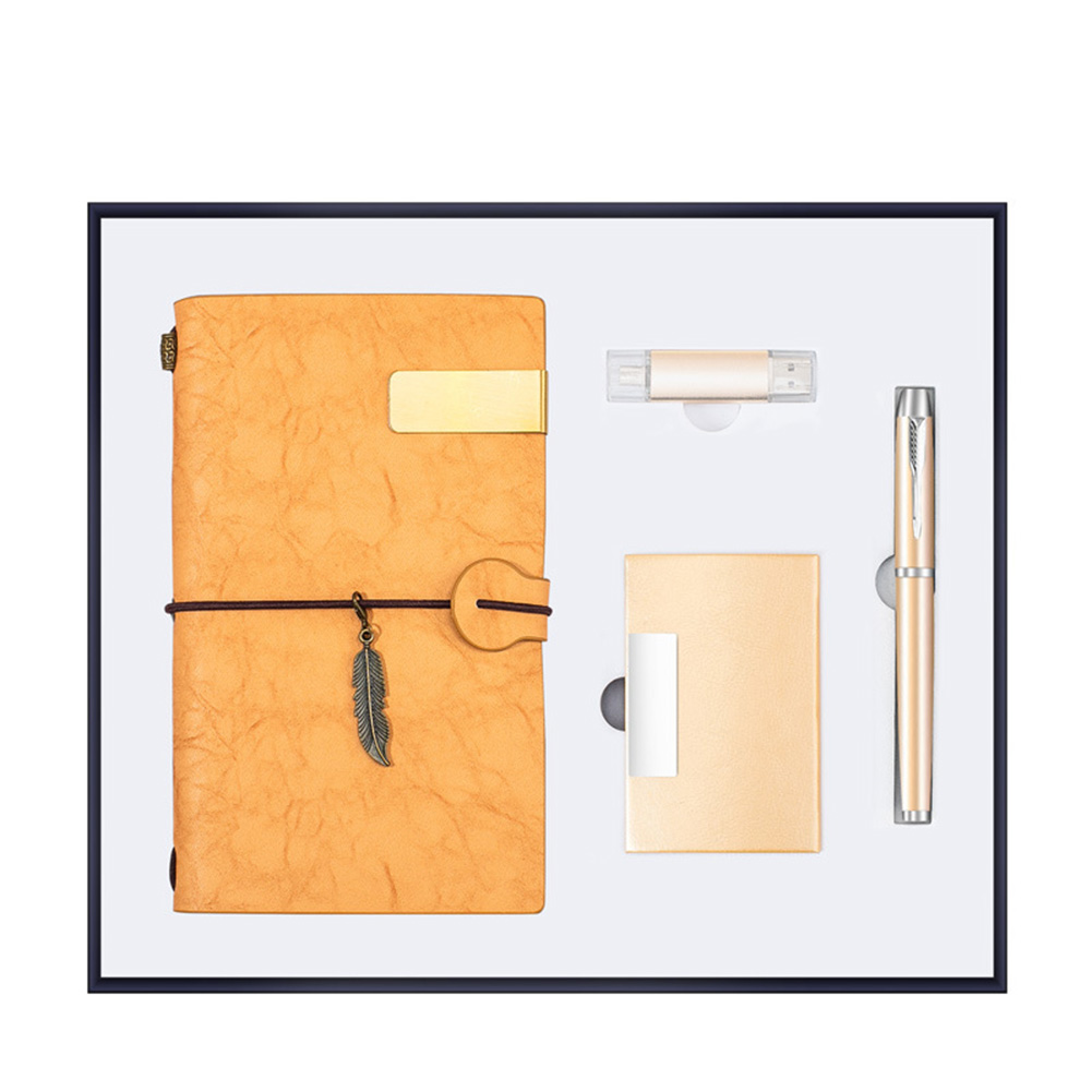 Yellow4setsNotebook/Pen/16GUSB/Étui pour cartes