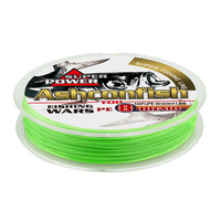 ASHCONFISH Ligne de pêche tressée flottante à pointe lestée, 1000m, 8 brins, super résistante, couleur vert gazon, anti-décoloration, pour lac, rivière, ruisseau