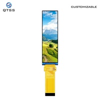 QTSS 3,38 Zoll TFT LCD Display Modul 180x640 RGB SPI/MCU IPS LED Hintergrundbeleuchtung 16,7M Farben 600cd/m² Helligkeit