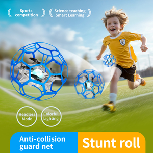 Chuyên nghiệp 2.4GHz bay bóng <span class=keywords><strong>RC</strong></span> bay không người lái tay hoạt động UFO đồ chơi với ánh sáng LED sáu trục con quay hồi chuyển cử chỉ cảm biến Quadcopter cho trẻ em - Product Image 3