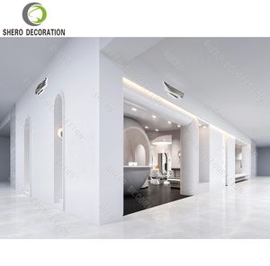 Muebles de Peluquería de Alta Gama, Diseño Personalizado, Muebles Duraderos para Peluquería, Vitrina de Exhibición, Mostrador de Recepción para Peluquería - Product Image 3