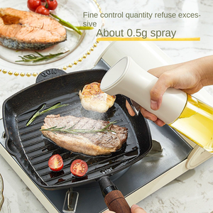 Pulverizador Aceite cocina hornear ensalada barbacoa utensilios vidrio Spray dispensador botella 280Ml aceite de oliva rociador botella para cocinar - Product Image 5