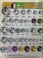 Kancing Kristal Bulat Berlian Imitasi Akrilik untuk Sofa Grosir