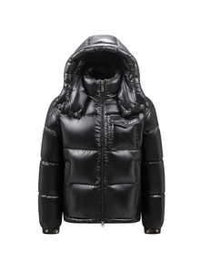 Áo khoác mùa đông nam cao cấp thiết kế sang trọng, mũ trùm đầu có thể tháo rời, chống thấm nước, 90% lông vũ, dày dặn, khóa kéo - Product Image 4