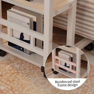 Mini Văn Phòng Bảng Có Thể Điều Chỉnh Di Động Bảng Di Động Gấp Ăn Uống kiêm Bàn Máy Tính - Product Image 6