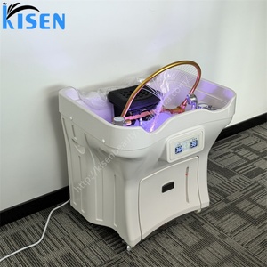 อ่างสปาผมแบบพกพาออลอินวัน Kisen: ระบบหมุนเวียนน้ำพร้อมเครื่องทำความร้อนสำหรับอบไอน้ำ ไม่ต้องใช้ท่อประปา เหมาะสำหรับร้านเสริมสวย พื้นที่ขนาดเล็ก - Product Image 2
