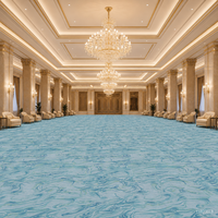 Luxuriöser Axminster-Teppich Wand-zu-Wand Woll-Nylon-Mischung Teppichrollen für Hotel Ballsaal Bankettsaal Maschinell Gefertigter Getufteter Teppich