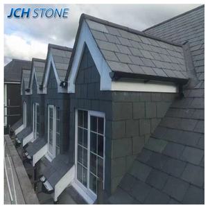 Tuiles de <span class=keywords><strong>toiture</strong></span> en pierre naturelle Tuile à découper en <span class=keywords><strong>ardoise</strong></span> noire - Product Image 3