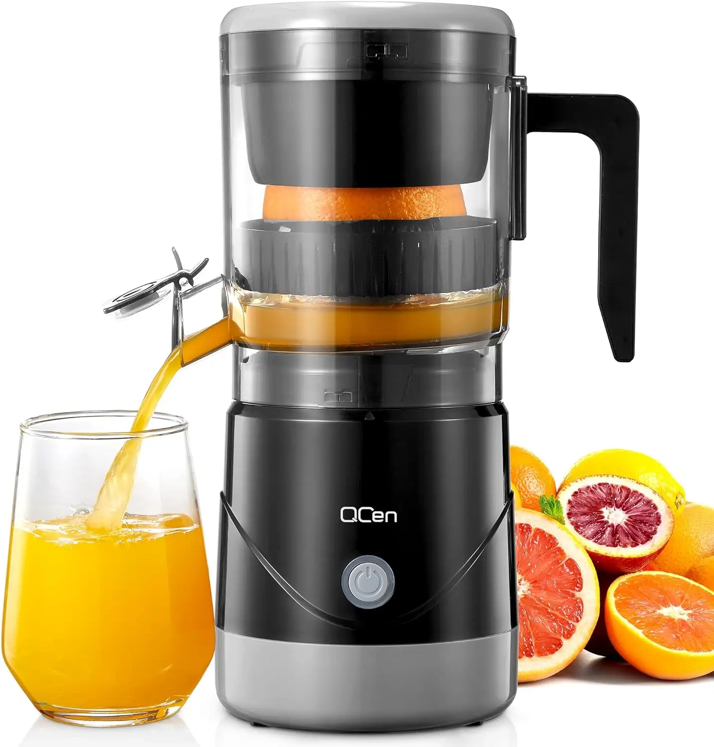 Citrus Juicer, Draagbare Sinaasappelpers Voor Sinaasappel, Grapefruit, One Touch-Bediening, Gemakkelijk Te Gebruiken En Schoon Te Maken