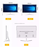 Factory Cheap All in One Desktop Computer Core I5 12th 13th Gen Aio Pc for Business Office 16GB RAM 512GB 1TB Computer Hardware