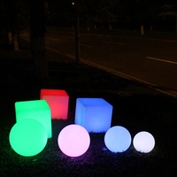 Cube lumineux led avec télécommande solaire, Offre Spéciale v, étanche, rvb, éclairage d'extérieur, en plastique