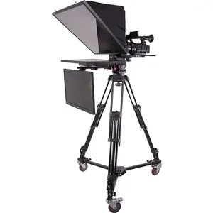 ราคาถูกสตูดิโอ Teleprompter 24 นิ้วกล้อง Teleprompter <span class=keywords><strong>Monitor</strong></span> พร้อมกระเป๋าพกพา <span class=keywords><strong>Desview</strong></span> Teleprompter - Product Image 2