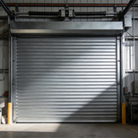 Porte à enroulement en alliage d'aluminium moderne, ignifuge, industrielle, antivol, design personnalisable, classement ignifuge sur mesure, directement de l'usine