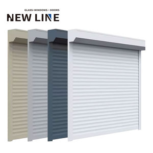 Automatique de sécurité en acier à enrouler les portes de fenêtre ouragan <span class=keywords><strong>volet</strong></span> roulant en aluminium avec fonction de prévention des incendies bon marché - Product Image 5
