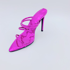 Jf004 metálico correa de color talones señaló toe <span class=keywords><strong>stiletto</strong></span> zapatos de tacón - Product Image 3