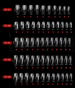 Оптовая продажа с завода, лучший продавец, закрывающие ногти с полным покрытием, новинка, макс. длинный тонкий мягкий Типсы для ногтей - Product Image 6