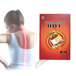 Support personnalisé patch anti-douleur plâtre capsicum chaud imperméable et résistant à la transpiration pour le dos - Product Image 1