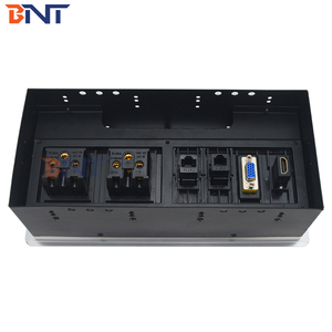 Xây dựng trong bàn chải bàn dây Grommet lật Bìa Ổ cắm điện/hội nghị Bảng đa phương tiện ổ cắm hộp - Product Image 6