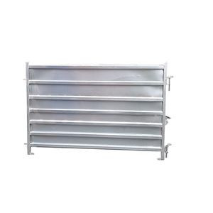 Panneau de clôture pour bétail galvanisé à chaud sur mesure 1,8*2,9m, argenté, antirouille, détachable, pour enclos à bétail - Product Image 3