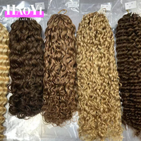Cabello Humano Rizado Birmano 100% Remy con Cutícula Alineada, Ondulado Profundo, Cabello de Ganchillo con Nudos Milagrosos, Sin Trama, Paquete de Cabello Vietnamita