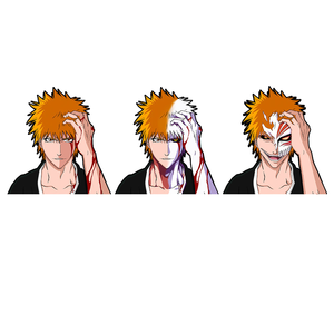 สติกเกอร์เลนติกูลาร์ PET ลายอนิเมะ Bleach แบบโฮโลแกรม 3 มิติ เคลื่อนไหวได้ สำหรับตกแต่งวันหยุด - Product Image 1
