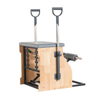 Silla de Pilates de Roble Macizo Ecológica, Modelo 2026, Venta al Por Mayor, Equipo de Fitness Apto para el Hogar y Estudios de Yoga