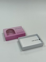 Boîte cadeau personnalisée à tiroir coulissant avec ruban, pour press-on ongles, emballage en papier de bonne qualité
