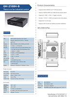 Mini PC industriel HTSC sans ventilateur, refroidissement par air, processeur Intel de 6e/7e/8e/9e génération Core i3/i5/i7, en stock