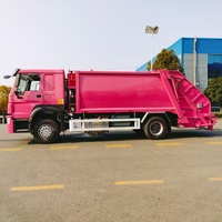 Camion compacteur de déchets SINOTRUCK HOWO 4X2 6X4 340HP 370HP 20 mètres cubes à bas prix