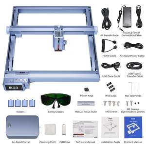 Impresora Láser de Color Metálico IKIER K1 <span class=keywords><strong>PRO</strong></span> Max, 48W de Potencia Láser con Máquina de Grabado Asistida por Aire Automática - Product Image 2