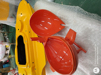 Coque de bateau d'hydrographie OEM personnalisée en PRV (Plastique Renforcé de Fibres) légère, haute résistance, résistante à la corrosion et à faible entretien