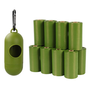 Sac à excréments de chien fort au parfum de lavande biodégradable de maïs extra épais personnalisé Oem Premium avec distributeur Oem Custom Extra Thi - Product Image 2